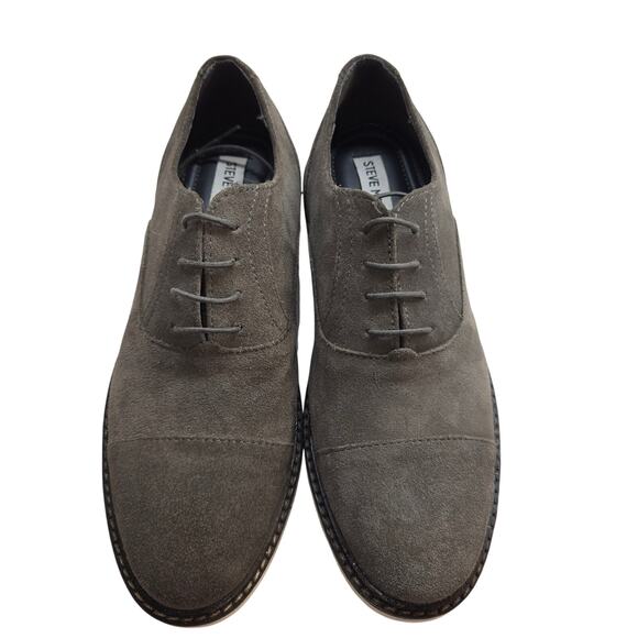 Steve Madden 7 Men's Gray Suede Loafers Dress Shoe - Picture 1 of 7